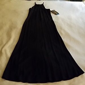 Black spaghetti strap dress